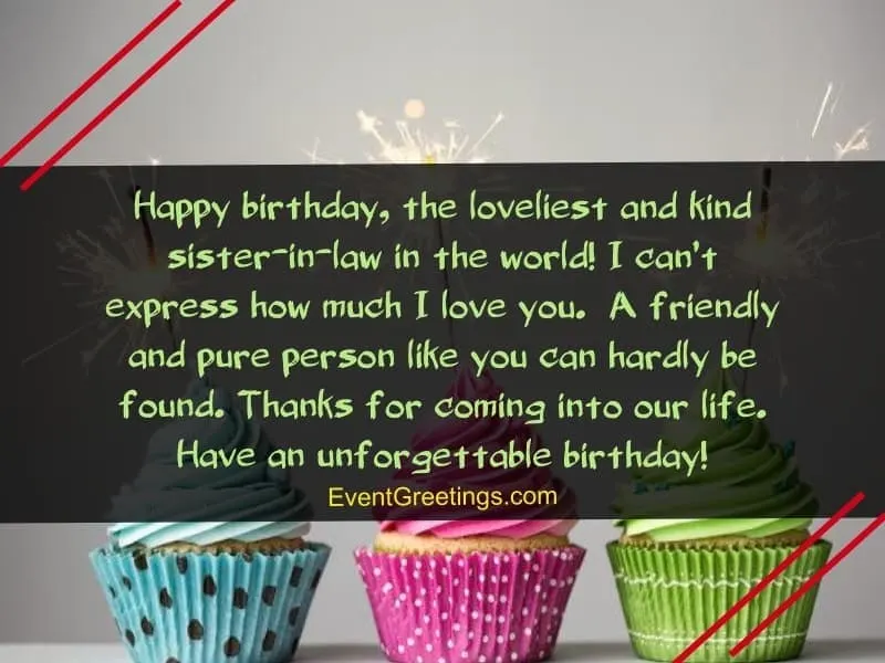happy birthday quotes for sister in law