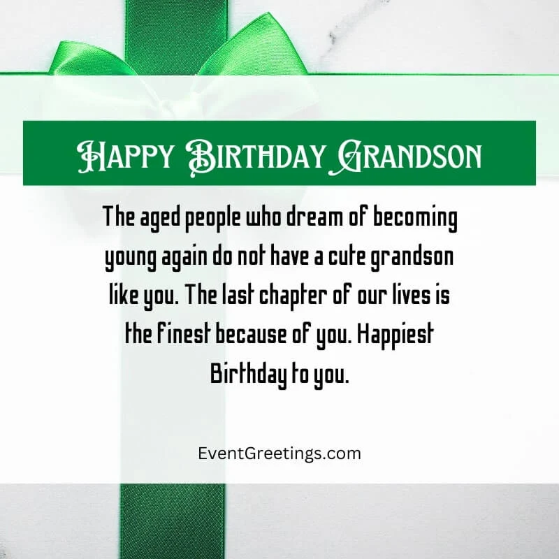 birthday wishes for grandson