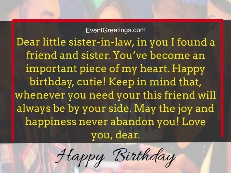 60 Best Birthday Wishes For Sister In Law To Express Unconditional Love