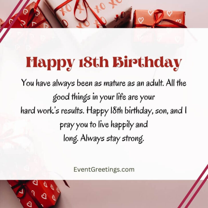 90 Best Happy 18th Birthday Wishes And Quotes For Dearest One