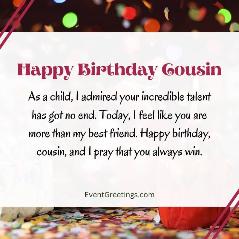 happy birthday cousin wishes