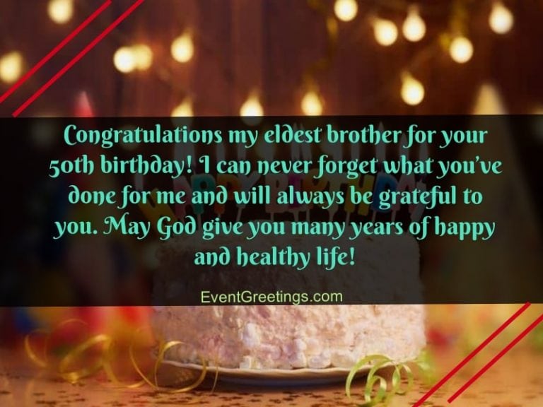 70 Amazing 50th Birthday Wishes And Messages With Love — free download