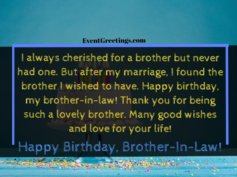 Birthday Wishes For Brother In Law 5