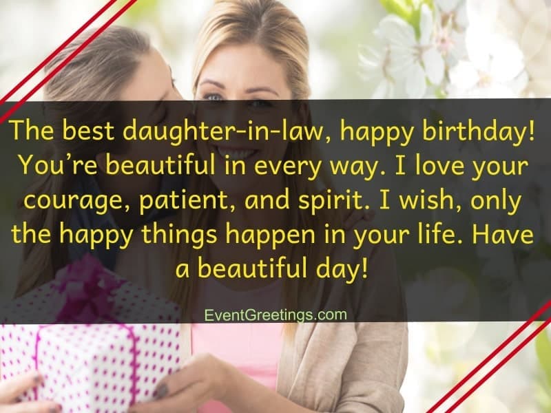 Birthday Wishes For Daughter In Law 