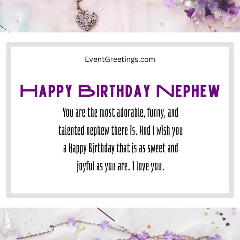 Happy birthday Wishes for Nephew