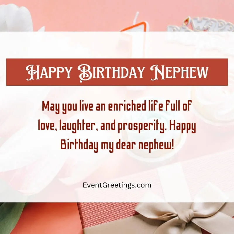 Birthday Wishes for Nephew