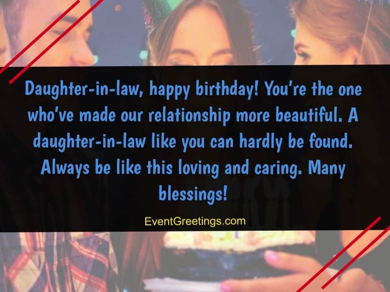 Birthday Wishes For Daughter In Law 
