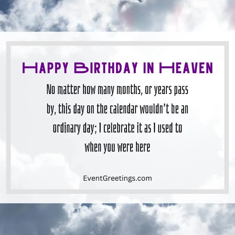 happy birthday in heaven friend poem