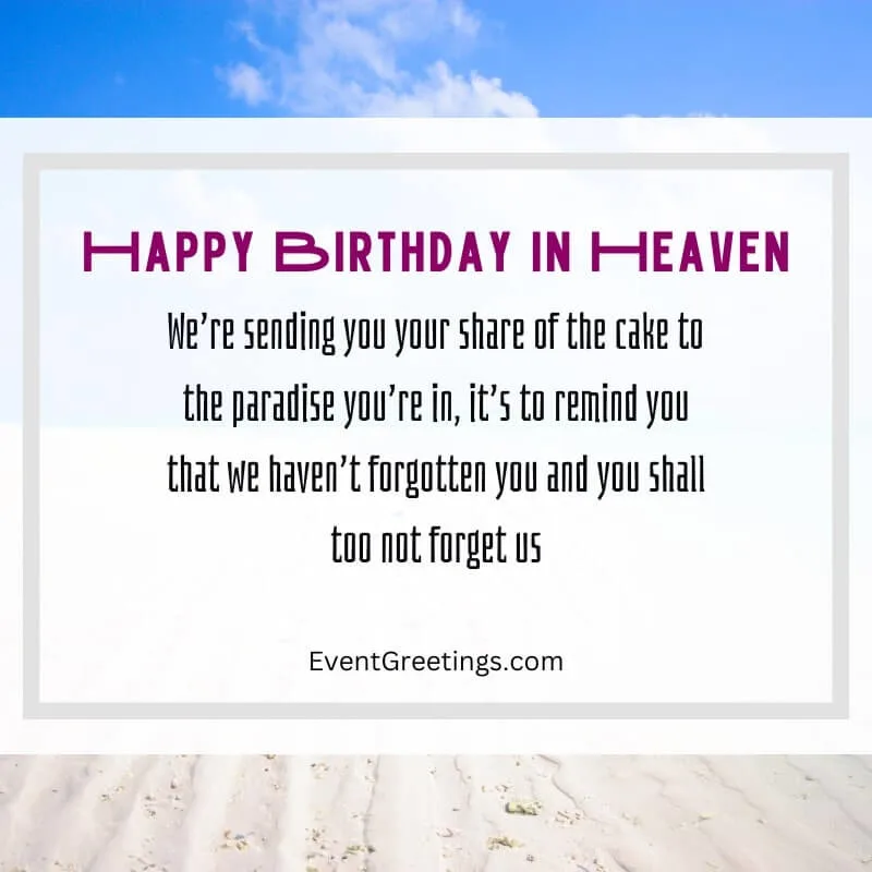 Happy Birthday In Heaven Quotes