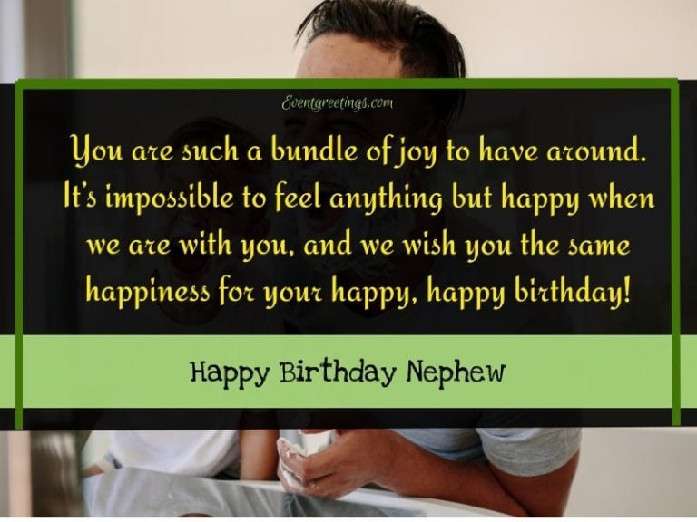 85 Exclusive Happy Birthday Nephew Wishes And Quotes With Blessings