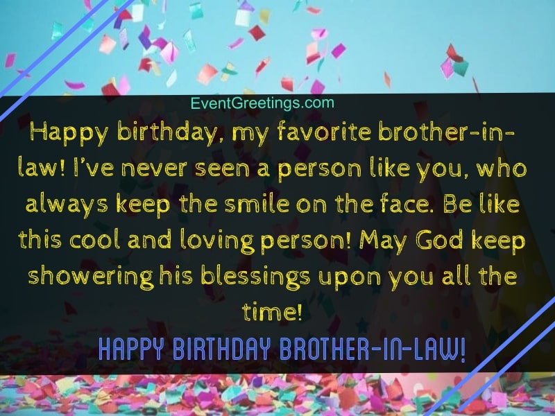 birthday wishes for brother in law