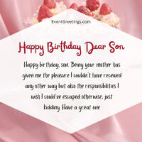 40 Best Happy Birthday Son From Mom Quotes With Unconditional Love