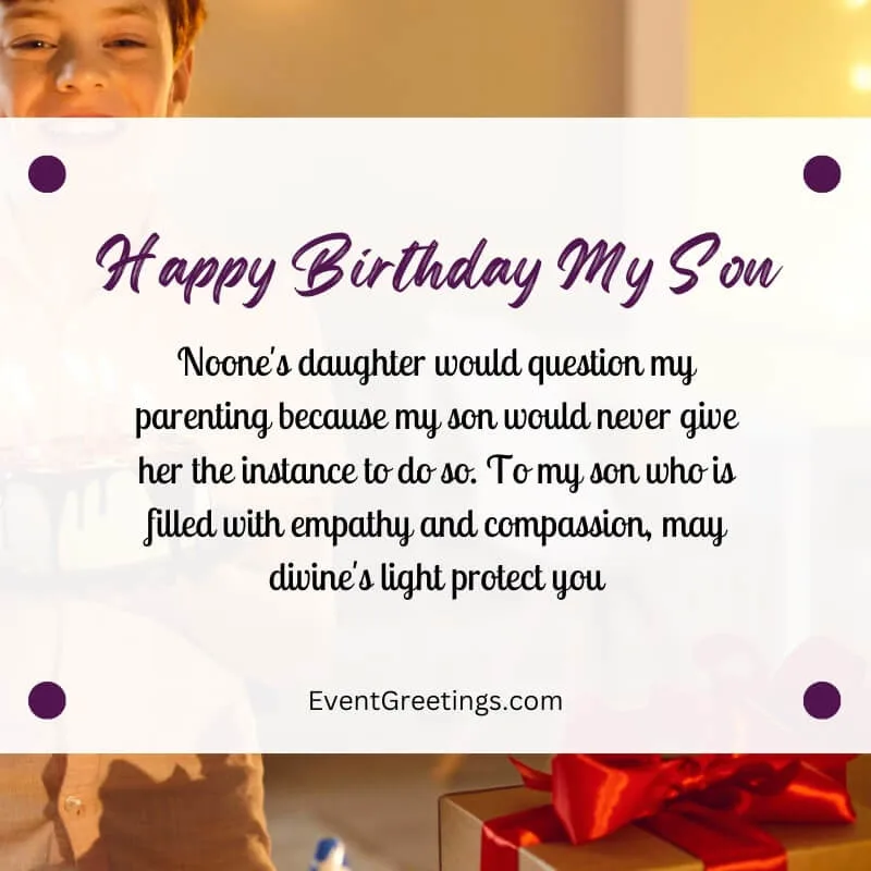 Heartfelt Birthday Wishes for Son From Mother