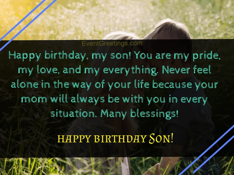 happy birthday son from mom