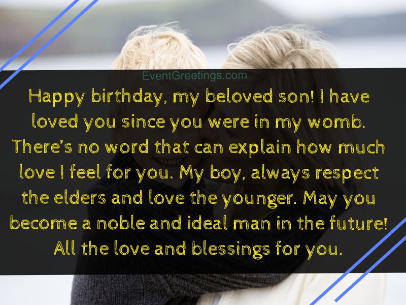 quotes from mother to son on his birthday