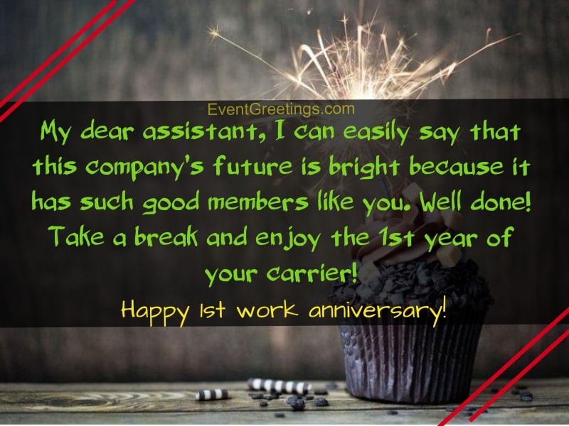 1 year work anniversary quotes