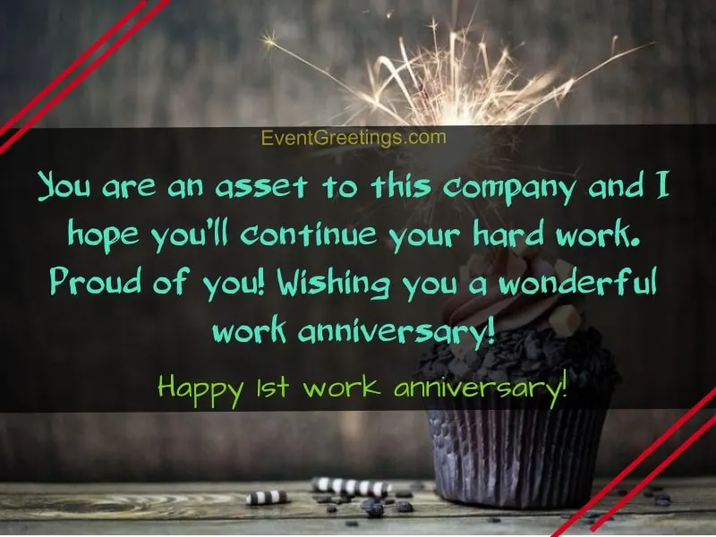 happy 1 year work anniversary