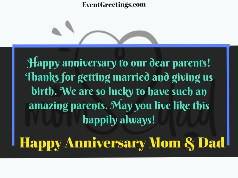 anniversary quotes for parents