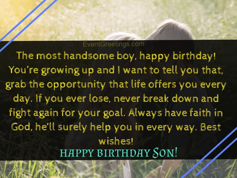 quotes from mother to son on his birthday