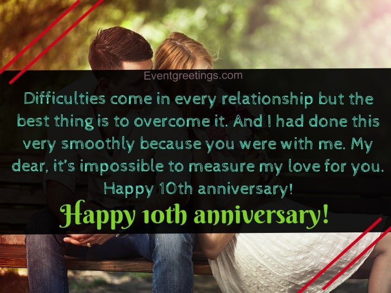 Happy 10 Year Anniversary Quotes 