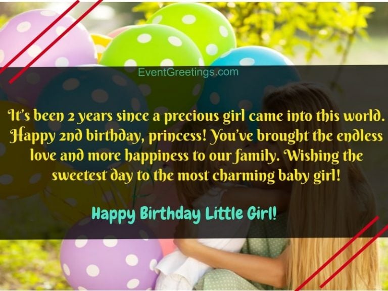35 Cute Happy Birthday Little Girl Wishes To Make Her Special