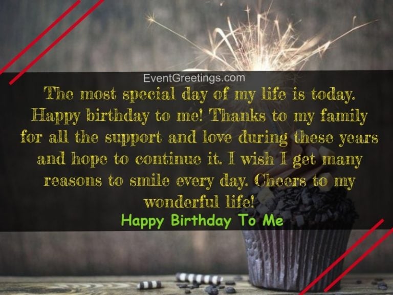 Happy Birthday To Me Quotes - Birthday Wishes for Myself With Images