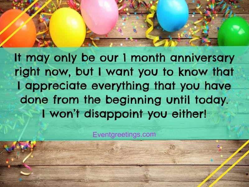 25 Amazing 1 Month Anniversary Quotes To Celebrate The Special Day!