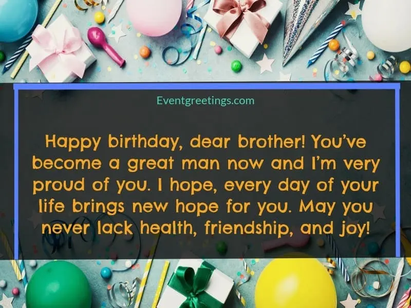 birthday quotes for brother from sister