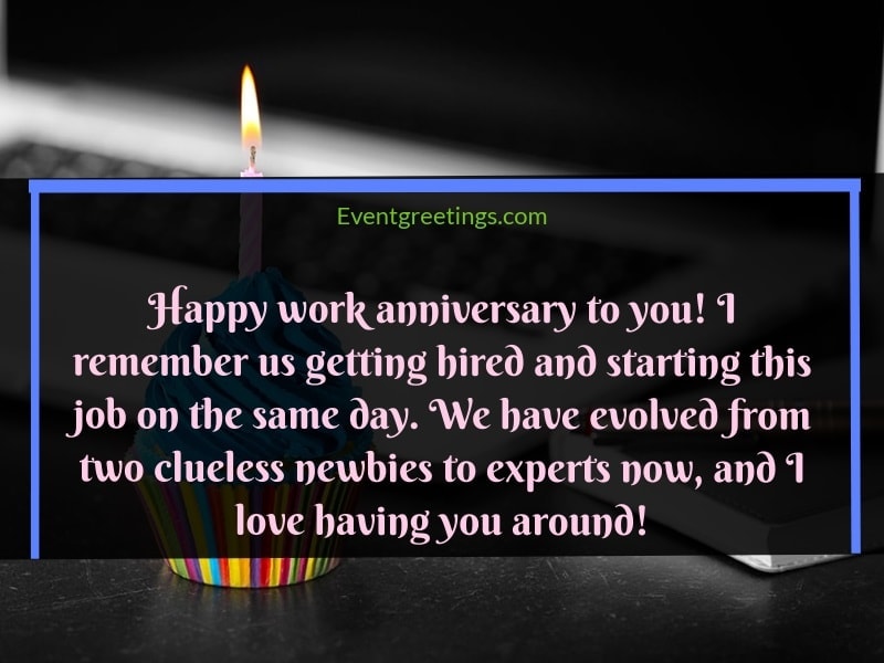 30 Best Happy Work Anniversary Quotes With Images