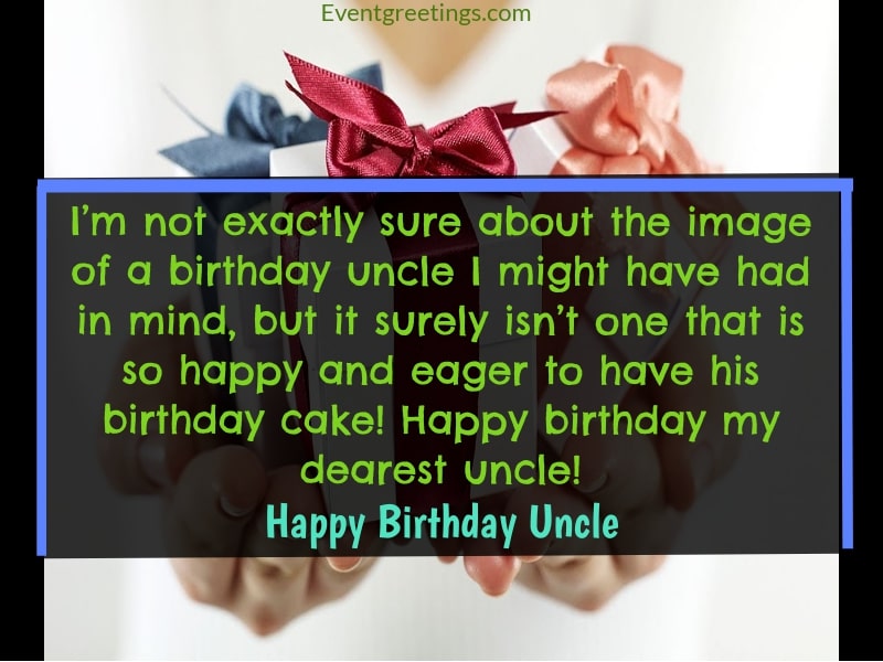 Happy birthday uncle