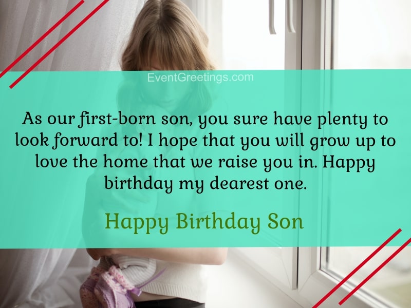 happy birthday to my first born son