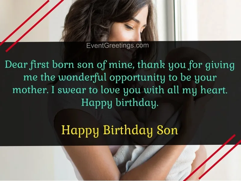 happy birthday to my first born son
