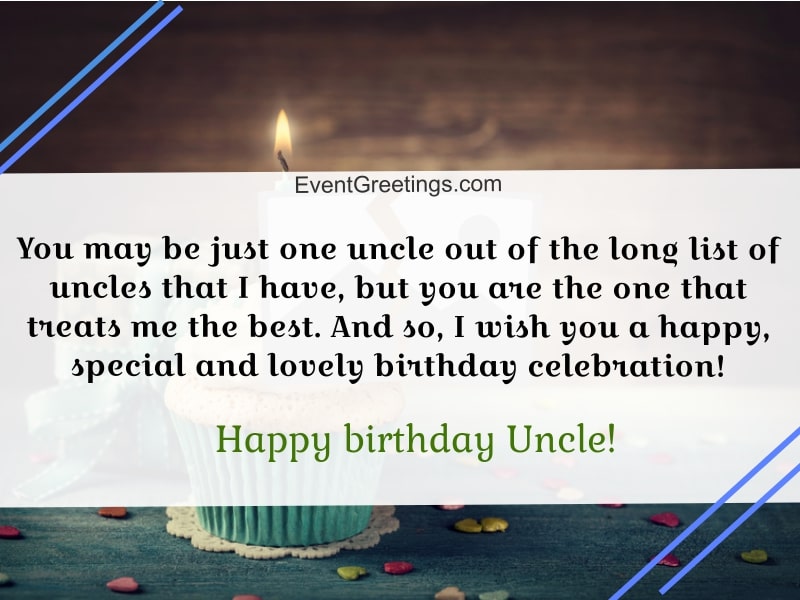 Happy birthday uncle