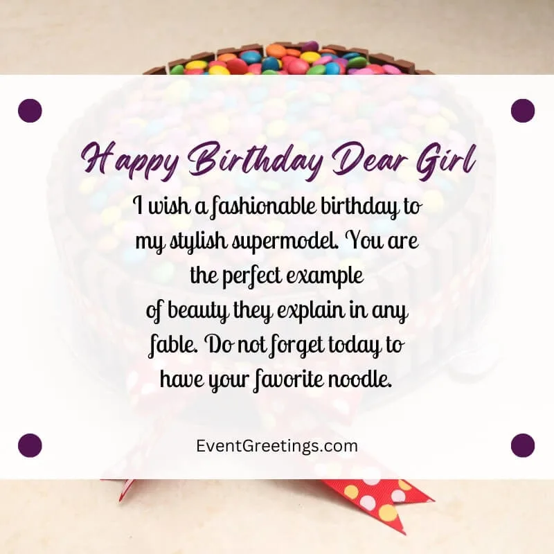 75 Cute Happy Birthday Wishes For Girl To Feel Her Special