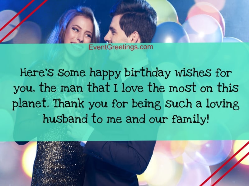 50 Best Birthday Wishes For Husband - Best Graces That A Wife Can Ever Give