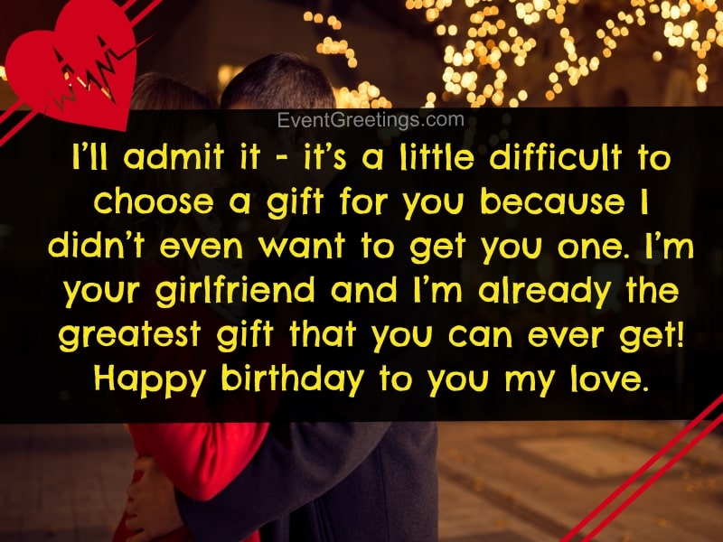 Wishing your boyfriend a happy birthday