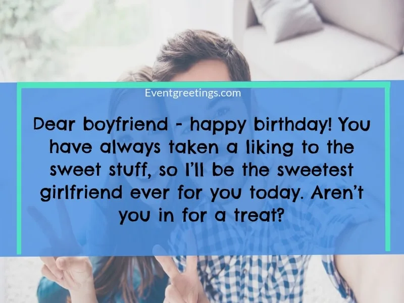 birthday wishes for boyfriend romantic