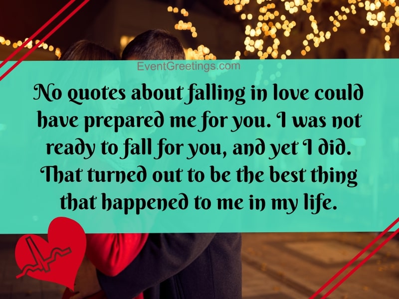 Falling For You Quotes