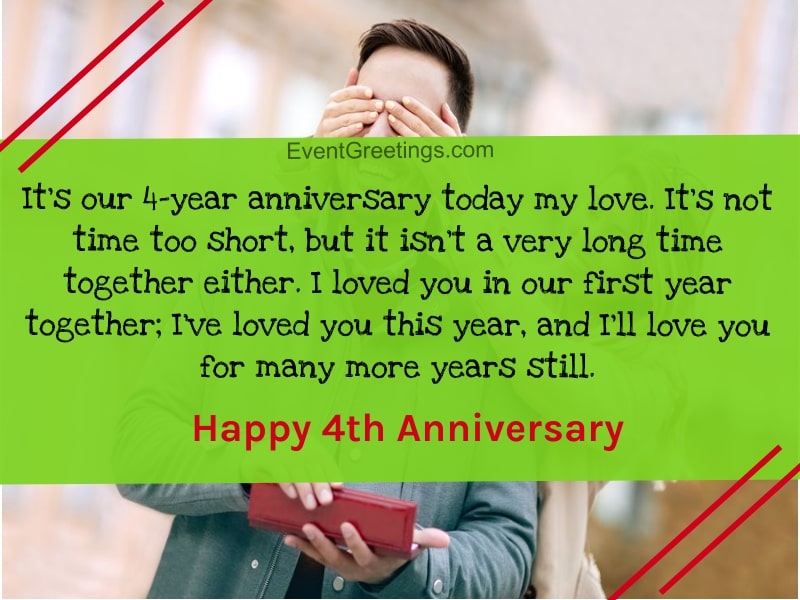 25 Best Happy 4 Year Anniversary Quotes to Celebrate The Milestone!