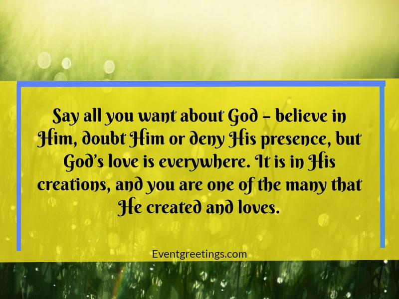 50 Best Quotes About God's Love To Find Inspiration – Events Greetings