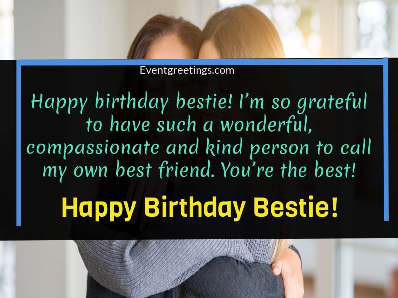 funny birthday wishes for best friend female