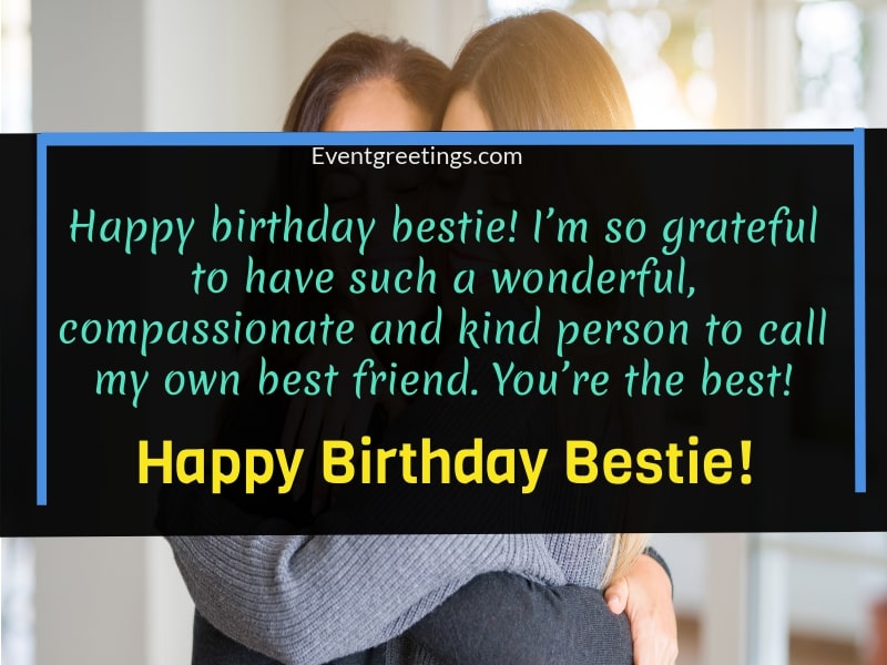 Birthday Wishes For Best Friend Female