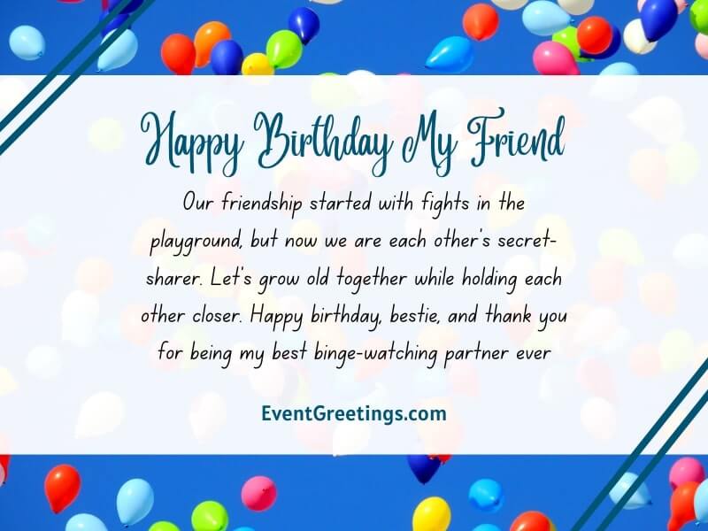 birthday wishes for best friend girl