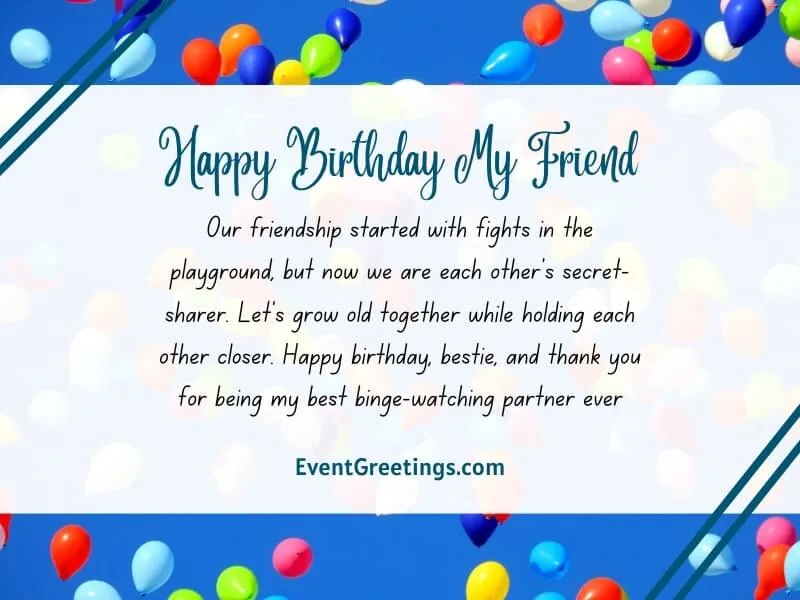 birthday wishes for best friend girl