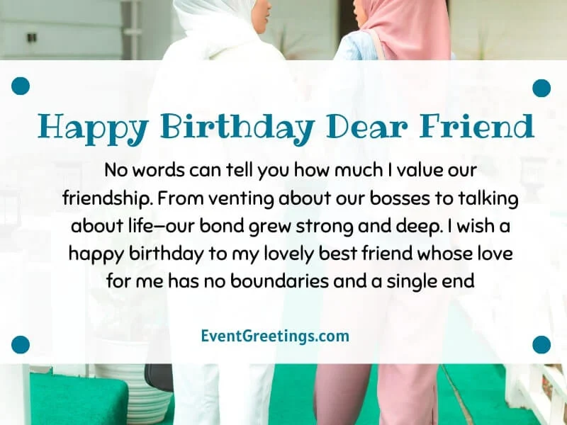 meaningful birthday message for best friend girl