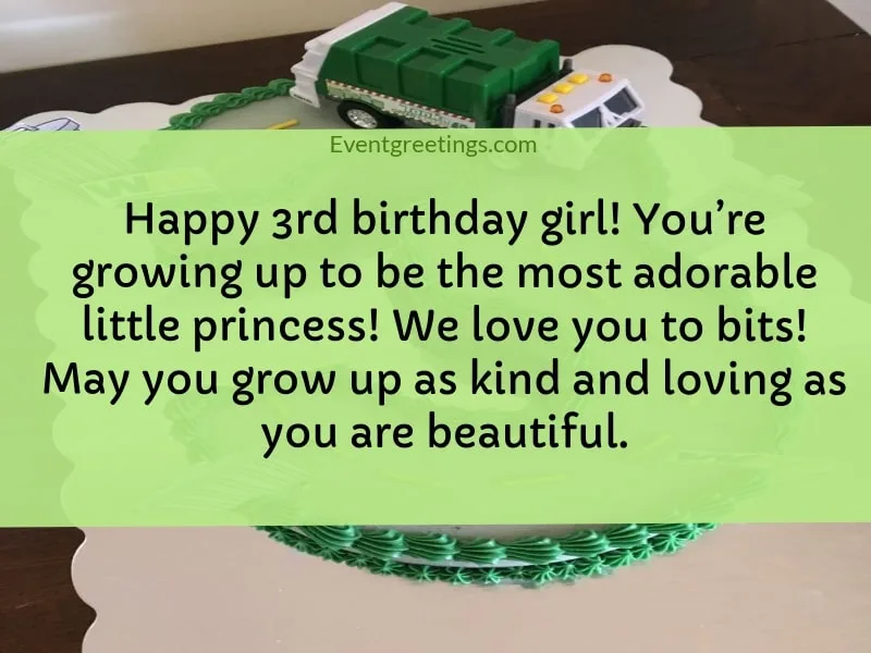 Happy 3rd Birthday Girl 