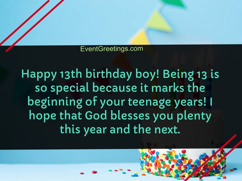 Happy 13th Birthday Boy