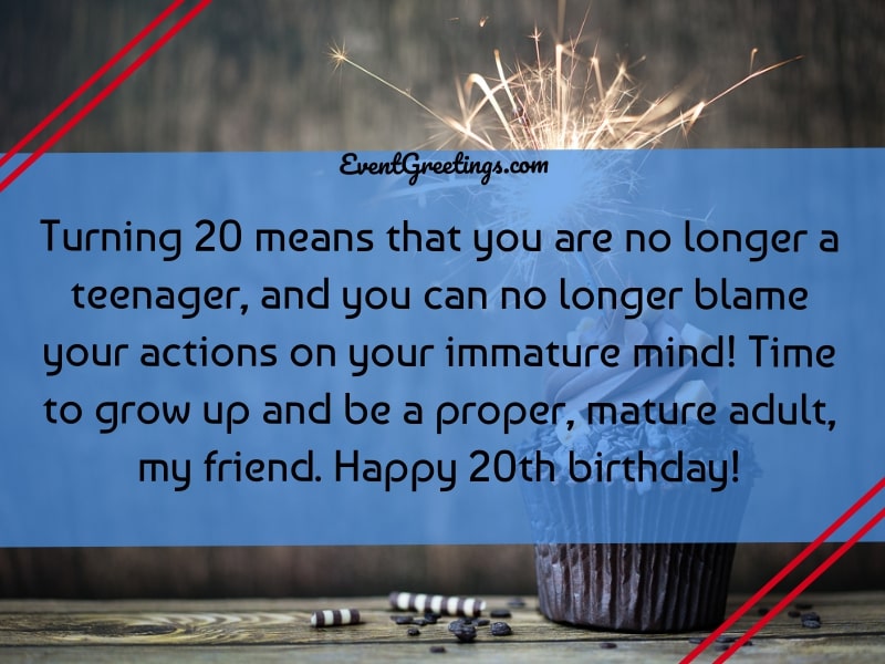 30 Amazing Happy 20th Birthday Quotes To Wish Dearest Person