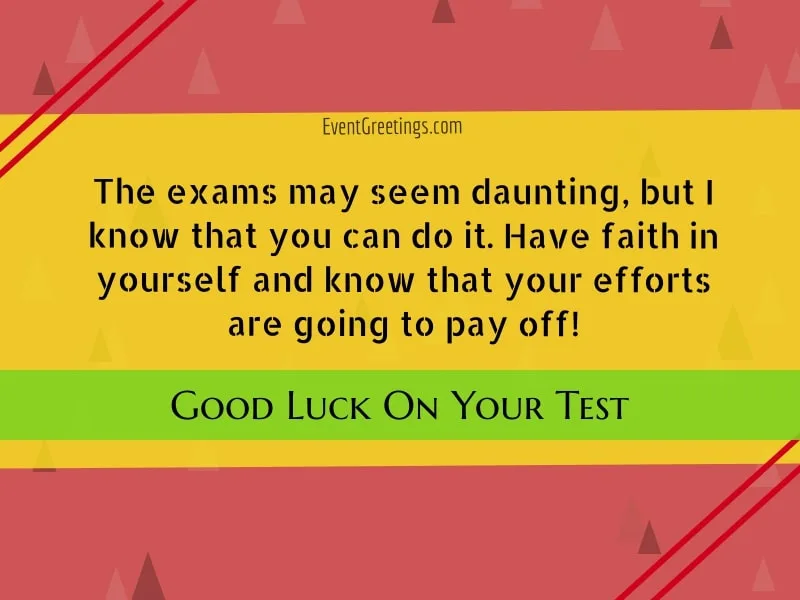 Good Luck On Your Exam
