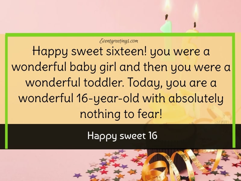 Quotes old sixteen years 16th Birthday